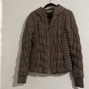 NWOT Be Boundless Hooded Quilted Knit Jacket